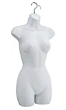 Female Molded White Shapely Form with Hook - Fits Women’s Sizes 5-10