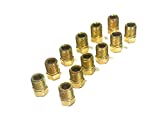 The Stop Shop Pack of 12 3/8" - 24 Fittings for 3/16" tube