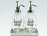 hand soap dish soap - vinyl decal sticker farmhouse kitchen-hny-Decals Only