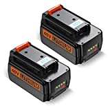 Dutyone 2 Pack 3000mAh Replacement Battery for Black and Decker 40V Max Cordless Power Tool LST540 LST136W LCS1240 Lithium Battery LBXR36 LBXR2036 LBX1540 LBX2040 LBX2540 40volt Lithium Batteries