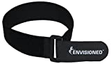 Reusable Cinch Straps 2" x 40" - 6 Pack, Multipurpose Strong Gripping, Quality Hook and Loop Securing Straps (Black)