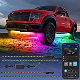 Govee Smart Exterior Car Lights, RGBIC Underglow Car Lights with 16 Million Colors, 2 Music Modes, 10 Scene Modes, DIY Mode, App and Remote Control Car LED Lights for SUVs, Trucks