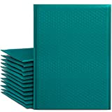 Fuxury #5 10.5x16 Inch Turquoise green Bubble Mailers Self Seal Padded Envelopes Pack of 25