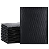 UCGOU Bubble Mailers 10.5x16 Inch Black 25 Pack Poly Padded Envelopes Large #5 Mailing Packages Opaque Packaging Postal Self Seal Adhesive Waterproof Boutique Shipping Bags for Clothes