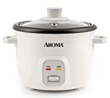 Aroma Housewares 4-Cups (Cooked) / 1Qt. Rice & Grain Cooker (ARC-302NG), White