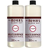 Mrs. Meyer's Multi-Surface Cleaner Concentrate, Use to Clean Floors, Tile, Counters, Lavender, 32 fl. oz - Pack of 2