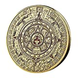 Mexico Mayan Aztec Calendar Art Prophecy Culture Challenge Coin Lucky Coin