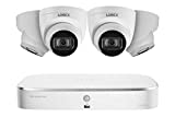 Lorex Technology N4K2-84WD 8 Channel 4K Fusion NVR System with Four 4K (8MP) IP Dome Cameras with Listen-in Audio, 130ft Night Vision, Color Night Vision, 4 Dome