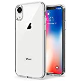 TENOC Phone Case Compatible for iPhone Xr 6.1 Inch, Crystal Clear Ultra Slim Cases Soft TPU Cover Protective Bumper