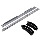 Crew Cab Inner & Outer Slip On Metal Rocker Panels With Cab Corners Protector Kit Replacement For Chevy Silverado /Replacement For GMC Sierra 4 Door Crew Cab 2001-2007