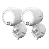 Beams MB360XT 200 Lumen Wireless Battery Operated Powered Motion Sensing LED Spotlight, 2-Pack, White