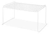 Whitmor - 6023-3825 White Wire Stacking Shelf Large