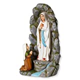 Avalon Gallery Our Lady of Lourdes and Saint Bernadette Grotto Statue
