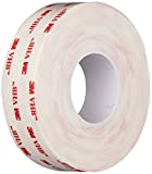 3M - 1114112 - 1113996 VHB 4950 Heavy Duty Mounting Tape - 1 in. x 15 ft. Permanent Bonding Tape Roll with Acrylic Foam Core. Tapes and Adhesives