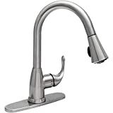 Glacier Bay Market Single-Handle Pull-Down Sprayer Kitchen Faucet in Stainless Steel