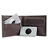 KOFAIR Wallet Case Holder for AirTag (2 PCS), Credit Card Size Wallet Holder Compatible with AirTag for Purse, Wallet Card Holder for AirTag with Keychain Hole, Slim Anti-Lost Wallet Card Tracker