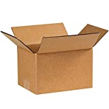 Partners Brand P865 Corrugated Boxes, 8"L x 6"W x 5"H, Kraft (Pack of 25)