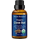 Organic Clove Essential Oil 30 ml - Clove Oil for Tooth Ache Ease - Soothes Sore Muscles - Clove Bud Oil Essential Oil for Teeth, Gums, Toothache, Skin Use and Hair Care from Nexon Botanics