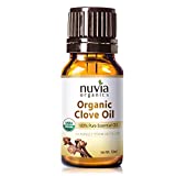 Nuvia Organics Clove Oil - USDA Certified, 100% Pure Essential Oil; 10ml