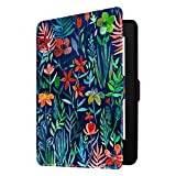 Fintie Slimshell Case for 6" Kindle Paperwhite 2012-2017 (Model No. EY21 & DP75SDI) - Lightweight Protective Cover with Auto Sleep/Wake (Not Fit Paperwhite 10th & 11th Gen), Jungle Night