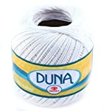 Duna Crochet Thread / 590 Tex/Mercerized / 100% Cotton/Made in Brazil (Light Cream)