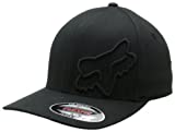 Fox Racing Men's Standard Flex 45 Flexfit HAT, Black, Small/Medium