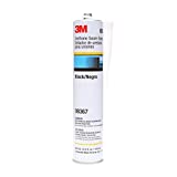 3M Urethane Seam Sealer, 08367, Black Color, High Solids, Permanently Flexible, 310 mL/10.5 fl oz Cartridge