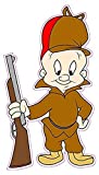 Elmer Fudd Printed 5 Inch Sticker Decal Die Cut Sticker Graphic - Car Sticker Laptop Sticker