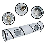 PetLike Cat Tunnel Collapsible Pet Tube Interactive Play Toy with Ball for Indoor and Outdoor Cats, Rabbits, Puppies