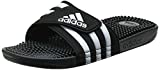 adidas Performance adissage Sandal, black/white/black, 7 M US