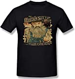 JWGDCBY Men's Cotton Shirts 3D Print of Popcorn Sutton Poster Round Neck Short Sleeve T Shirts