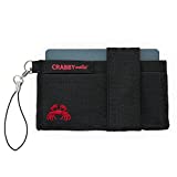 Crabby Gear - Front Pocket Wallet - Minimalist Wallet - Elastic - Black