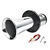 MaxLouder OOGA Air Horn Antique Ahooga Vintage Classic Old Style School Chrome 12V 110DB Car Air Horn (Sliver)