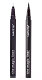 Lash'd Up Glue Liner Pen (Extra Strong, Clear & Black) Magic Self-Adhesive Eyeliner (2 PCS, Clear & Black, Extra Strong)
