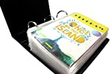 My Broadway Star 3 Ring Binder Includes 20 Sheet Protector Sleeves with Folding Top Flap  Black Binder Holds Sleeves from Falling Out