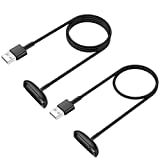 [2-Pack] Charger Cable for Fitbit Inspire 2 (Not for Inspire hr & Luxe), for Fitbit Inspire 2 Fitness Tracker, Replacement Charging Cable Accessory for Fitbit Inspire 2 (3.3 ft/1.0 ft)