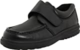 Hush Puppies men's Gil loafers shoes, Black Leather, 10.5 Wide US