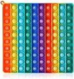 Genchi Math Pop it Manipulatives Education MathWizard Rainbow Fidget Sensory Toys Popper Toy Squeeze for Stress Relief Anxiety Autism ADHD ADD Adults Children