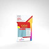 Gamegenic GGS10072ML Prime Sleeves Catan Red Sized Sleeves 60 Count Pack Clear (GG1072)