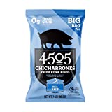 4505 Meats Sea Salt Chicharrones, Fried Pork Rinds, Keto Certified, Family Size Bag, 14 Servings, 7 Ounce