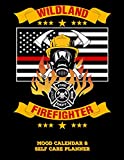 Wildland Firefighter: Mood Calendar And Self Care Planner or Tracker For Firefighters - Black