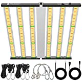 Phlizon FD6500 Plant Led Grow Light for Indoor Plants 6x6ft Coverage Full Spectrum Grow Light with Samsung Chips Daisy Chain Dimmable 2.9 µmol/J LEDs Veg and Bloom