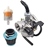 PZ19 Carburetor 50cc 70cc 90cc 110cc 125cc Replacement for ATV Dirt Bike Go Kart with Air Filter