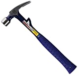 Estwing Hammertooth Hammer - 22 oz Straight Rip Claw with Smooth Face & Shock Reduction Grip - E6-22T, Red