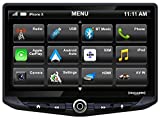 Stinger HEIGH10 10" Multimedia Car Stereo 1024 x 600 HD Display. Apple Car Play, Android Auto, SiriusXM Ready, Bluetooth, TOSLINK Audio Output & HDMI Rear Input, Single/Double DIN Mounting
