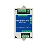 Taidacent 10/12 Bit AD Multi Channel 4-20Ma 0-5V 0-10V PLC Analog I/O Input to RS485 Modbus RTU TCP Converter Module (4-20mA)