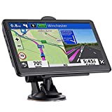 GPS Navigation for Car, Latest 2021 Map 7 inch Touch Screen Car GPS 256-8GB, Voice Turn Direction Guidance, Support Speed and Red Light Warning, Pre-Installed North America Lifetime map Free Update