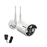 OOSSXX (5.0MP & 130 Ultra Wide-Angle) PIR Detection 2-Way Audio Dual Antennas Security Wireless Camera System Outdoor Wireless Security Camera, Home WiFi Surveillance Bullet Exterior Cameras