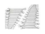 GEARWRENCH 44 Pc. Master Combination Wrench Set, Metric/SAE - 81919