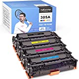 myCartridge SUPRINT Compatible Toner Cartridge Replacement for HP 305A 305X CE410A CE410X use with Laserjet Pro 400 M451dn M451nw M475dn M475dw M451dw M375nw M351A (Black Cyan Magenta Yellow, 4-Pack)